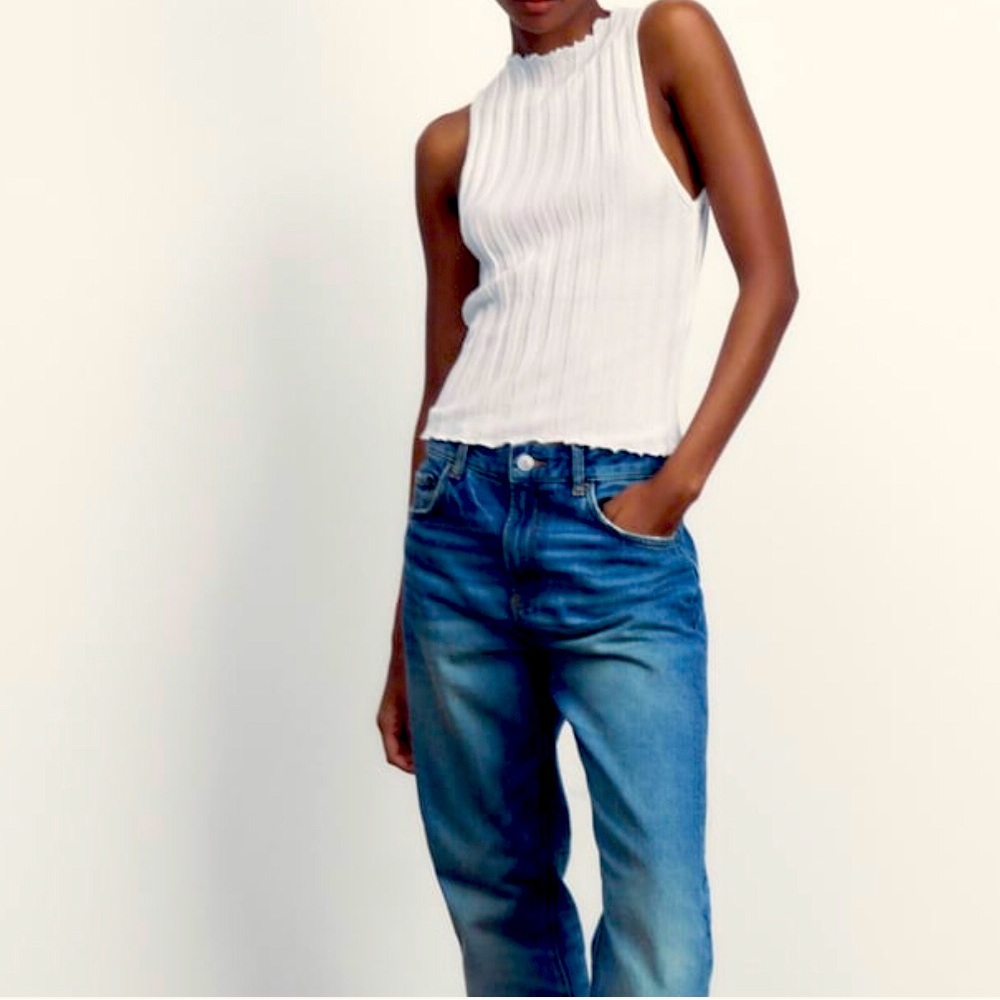 Flash Sale πZara - Ribbed Top - Picture 2 of 9